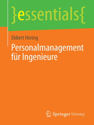 cover image of Personalmanagement für Ingenieure